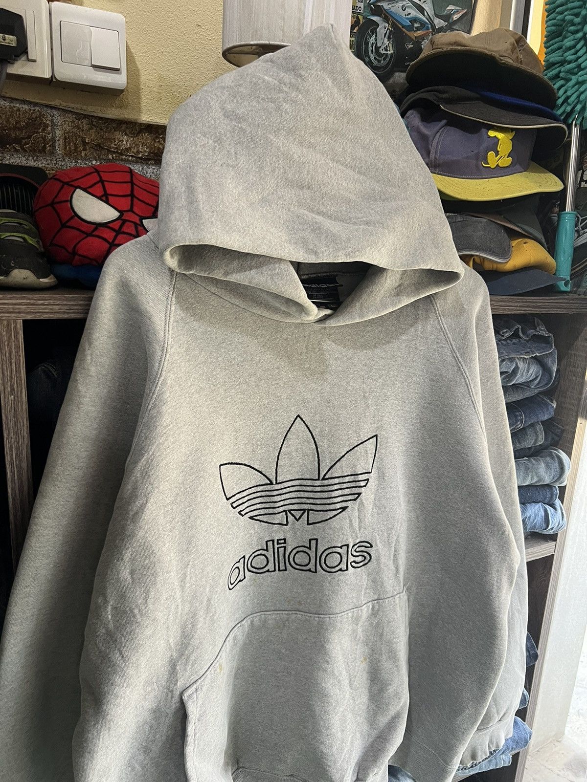 Adidas 🔥Vintage Adidas Trefoil Made in Usa Hoodies Size US XL / EU 56 / 4 - 9 Thumbnail