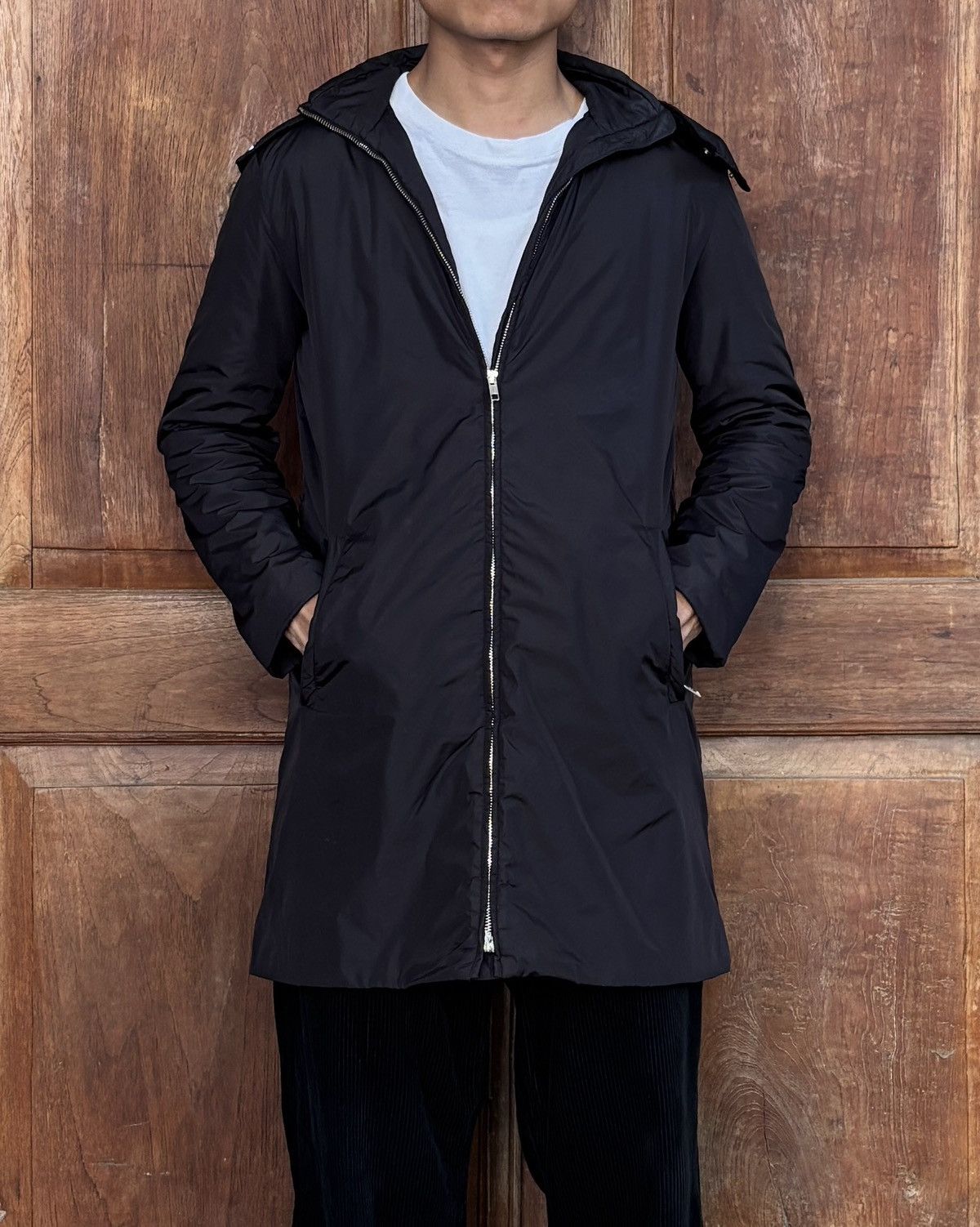 Prada FREE TAX! 2000s Detachable Hoodie Nylon Coat Jacket Size US S / EU 44-46 / 1 - 21 Thumbnail
