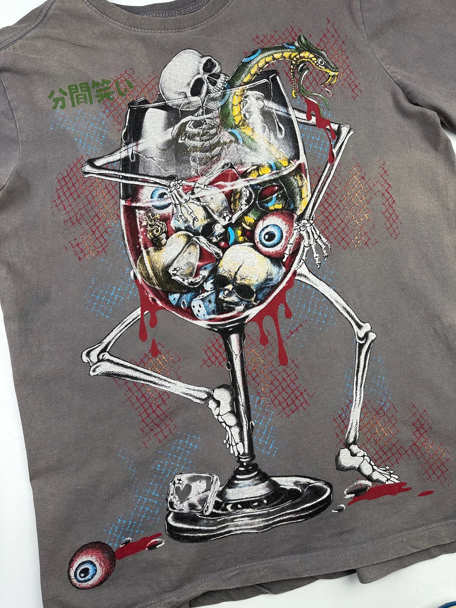 Ed Hardy Minute Mirth Tee Jesse Pinkman style tshirt acid skull drugs Size US M / EU 48-50 / 2 - 5 Thumbnail