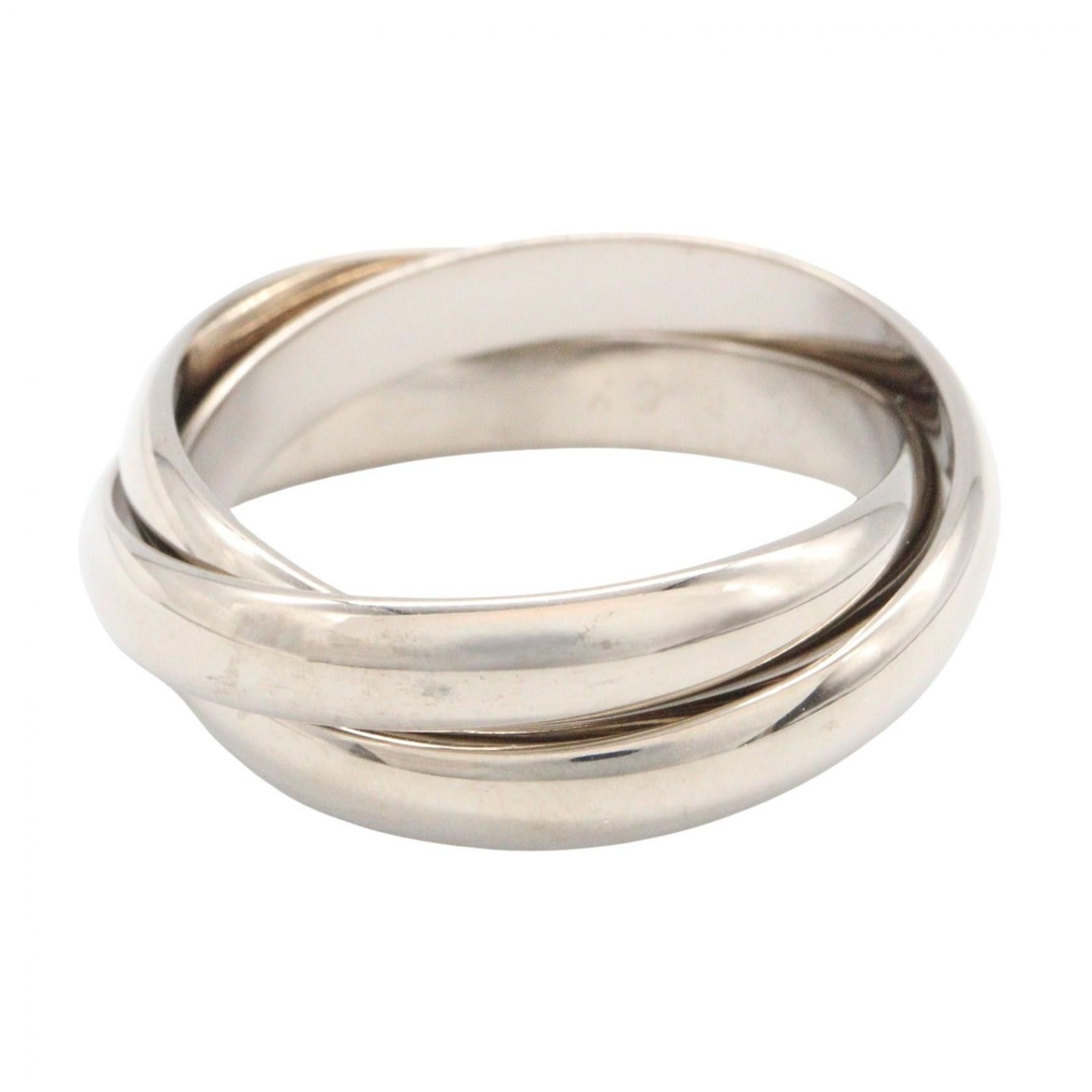 Cartier Cartier Cartier Trinity Au750 White Gold Ring Size 15 Precious Metal Ring B4039756 DUTY FREE for USA Size ONE SIZE - 1 Thumbnail