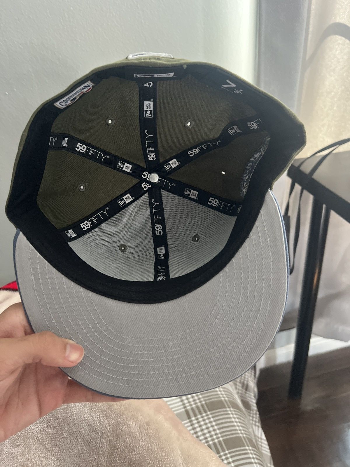 New Era Los angeles dodgers fitted hat 7 1/8 Size ONE SIZE - 3 Thumbnail