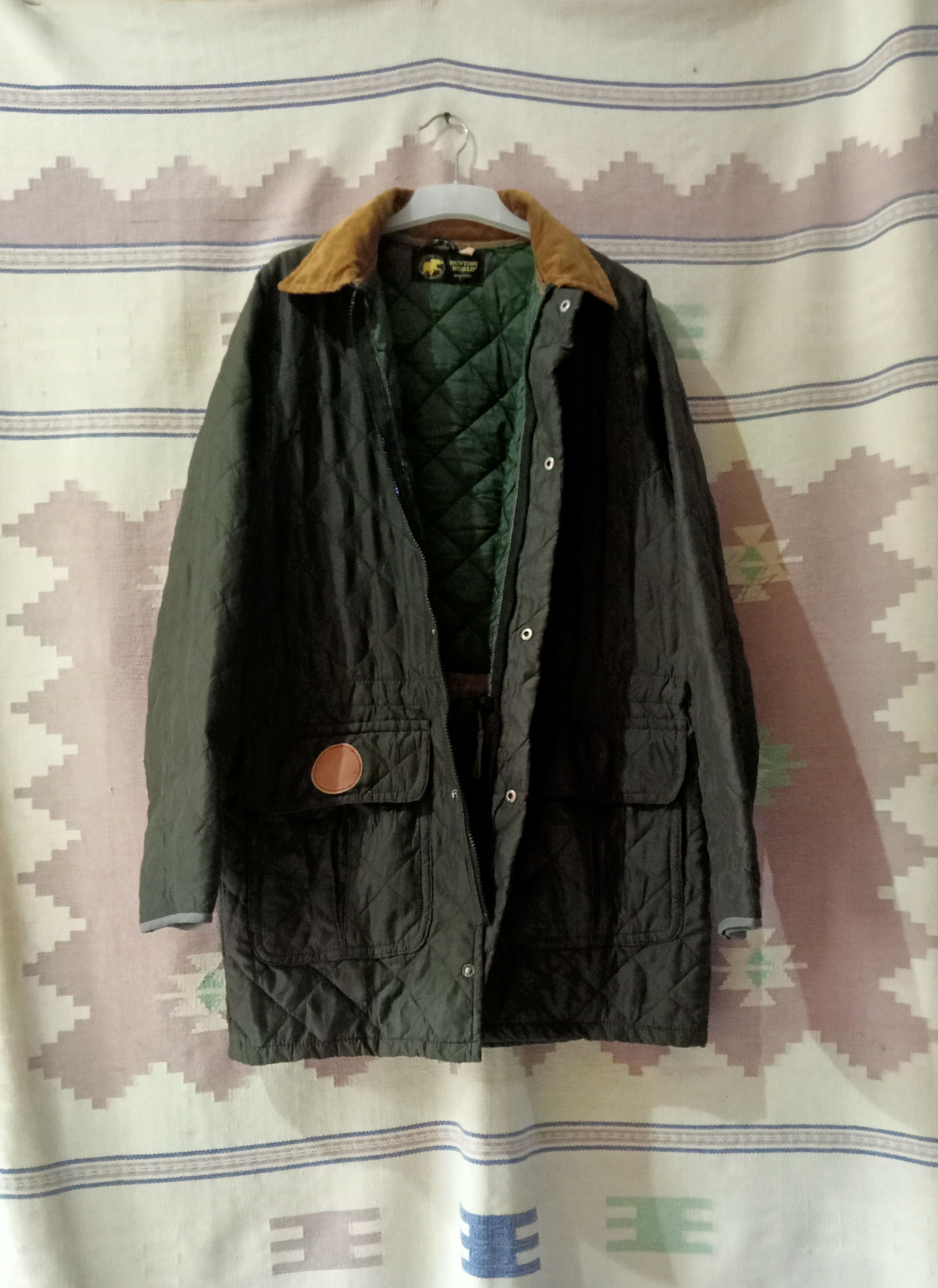 Japanese Brand Hunting World New York Quilted Jacket Made In England Size US XXS / EU 40 - 1 Thumbnail