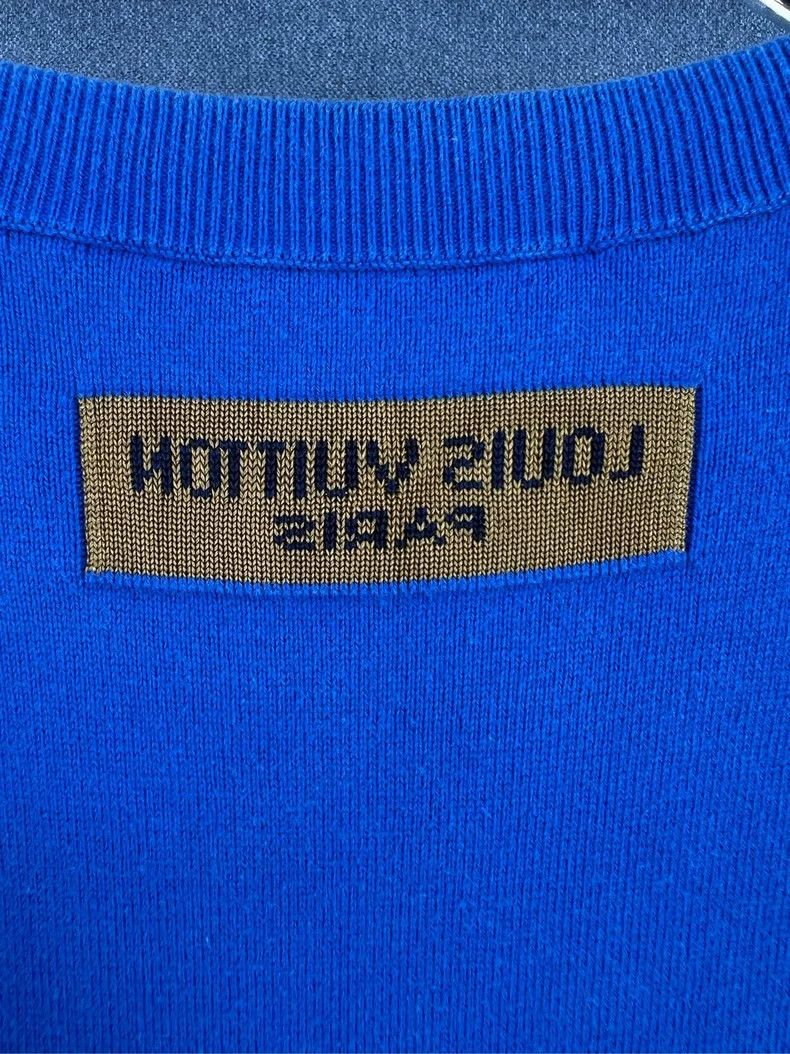 Louis Vuitton Louis Vuitton Letter LOGO knitted short sleeves Size US XXL / EU 58 / 5 - 3 Thumbnail