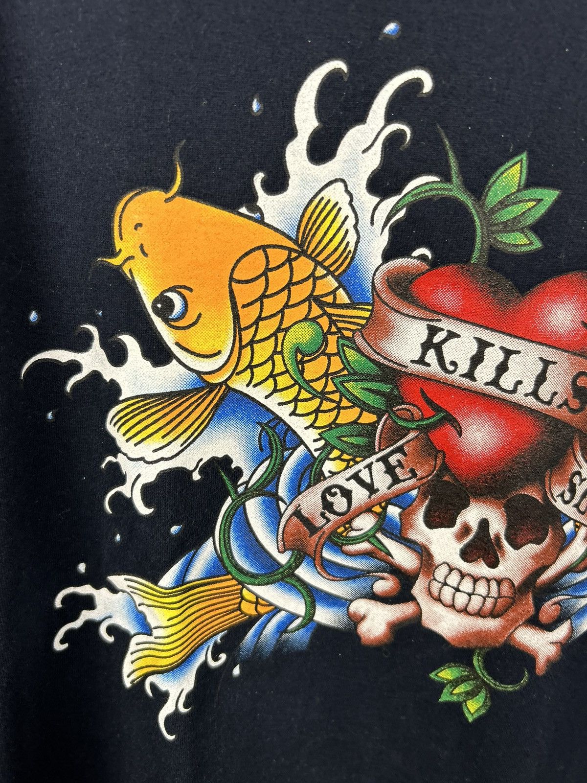 Ed Hardy Vintage Ed Hardy Graphic Print T shirt Size US XL / EU 56 / 4 - 9 Thumbnail