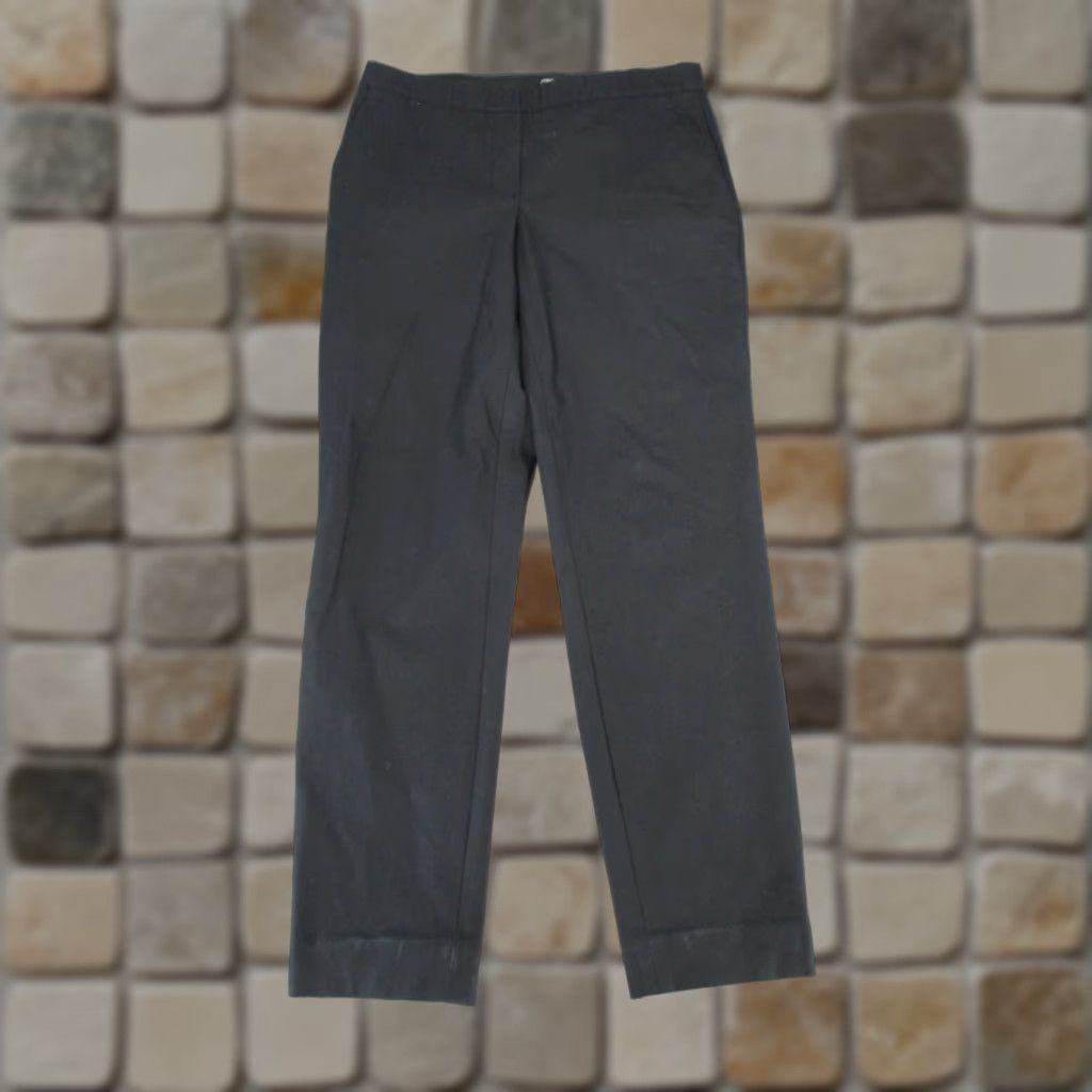 Theory Theory Pants Womens 4 Black Slim Pull On Denim Twill Skinny Ankle Womens 90s? (no) Size 27" / US 4 / IT 40 - 1 Thumbnail