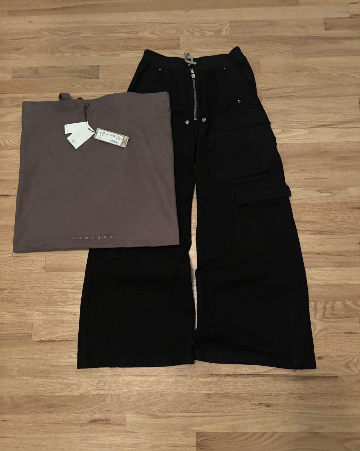 Rick Owens Drkshdw Rick Owen DRKSHDW cargo jumbo belas Size US 34 / EU 50 - 6 Thumbnail