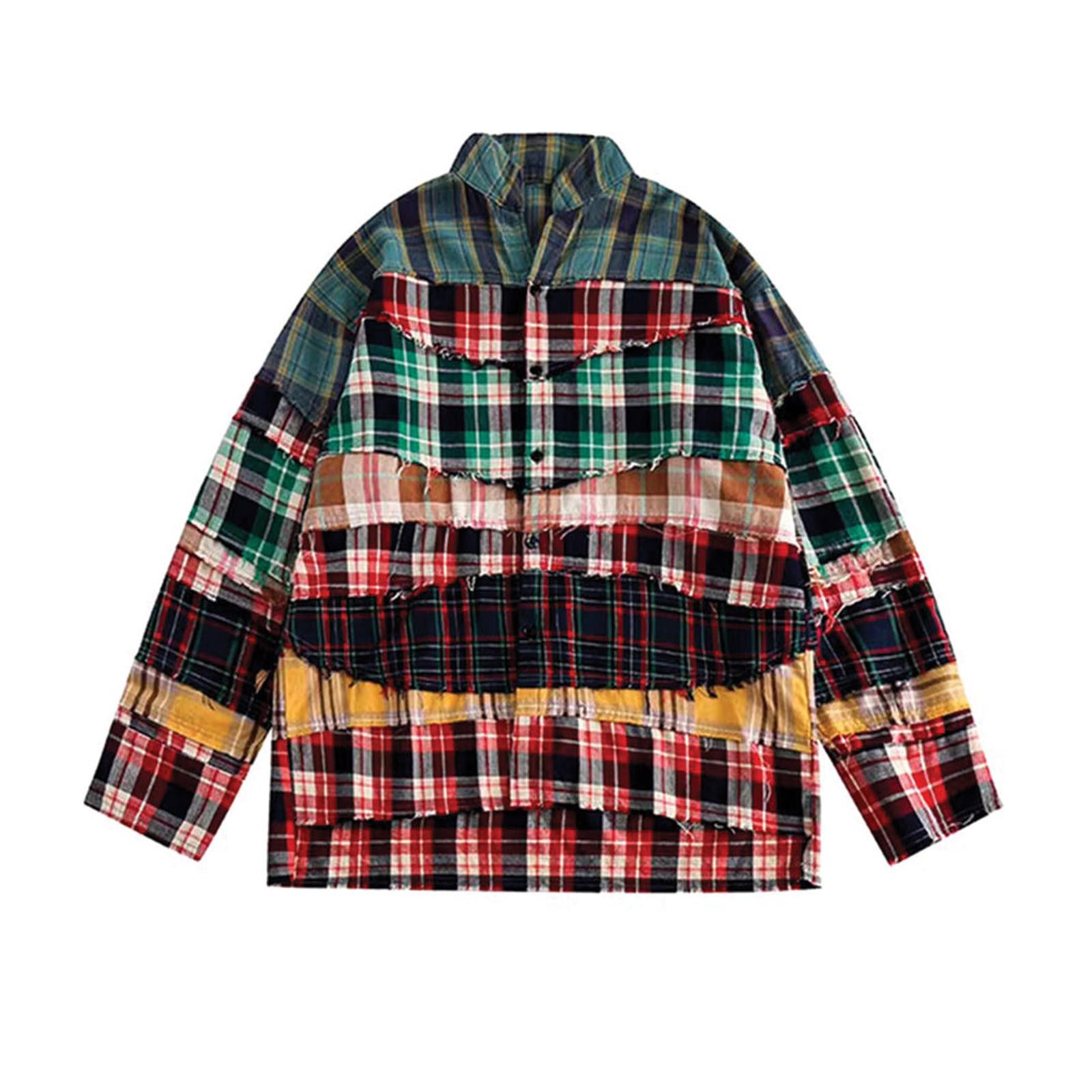 Multi Color Long Sleeve Oversized Shirt