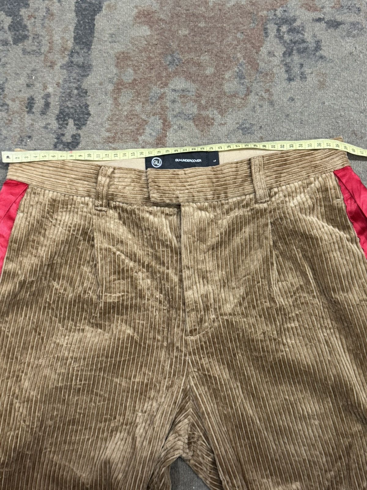 Jun Takahashi × Undercover GU UNDERCOVER CORDUROY PANTS FLARE Size US 30 / EU 46 - 6 Thumbnail