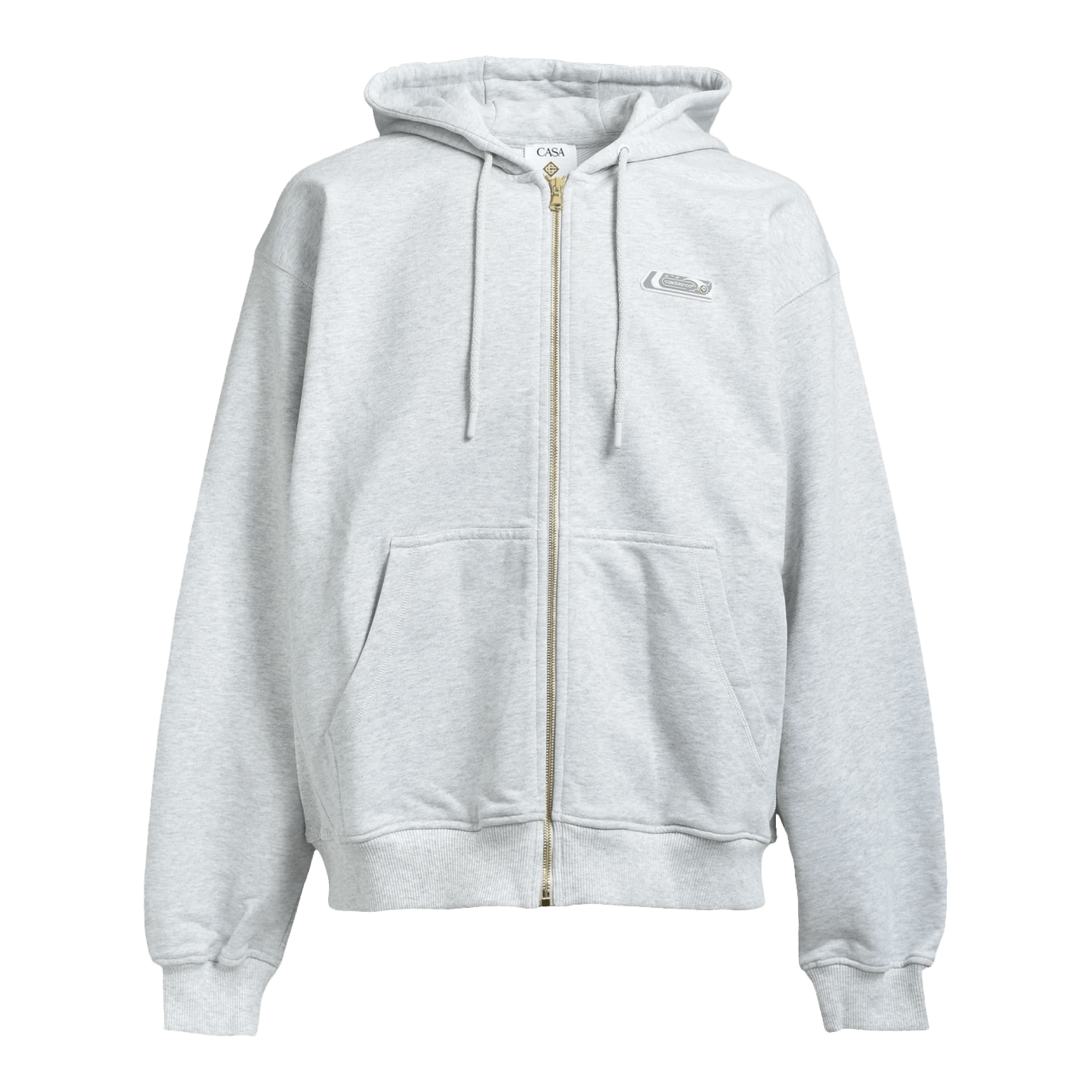 Casablanca Full Zip Hoodie Grey Size US S / EU 44-46 / 1 - 1 Thumbnail