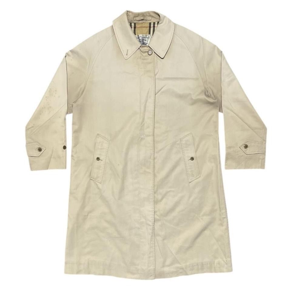 Burberry × Designer × Vintage 90s burberry trench coat Size US M / EU 48-50 / 2 - 1 Thumbnail
