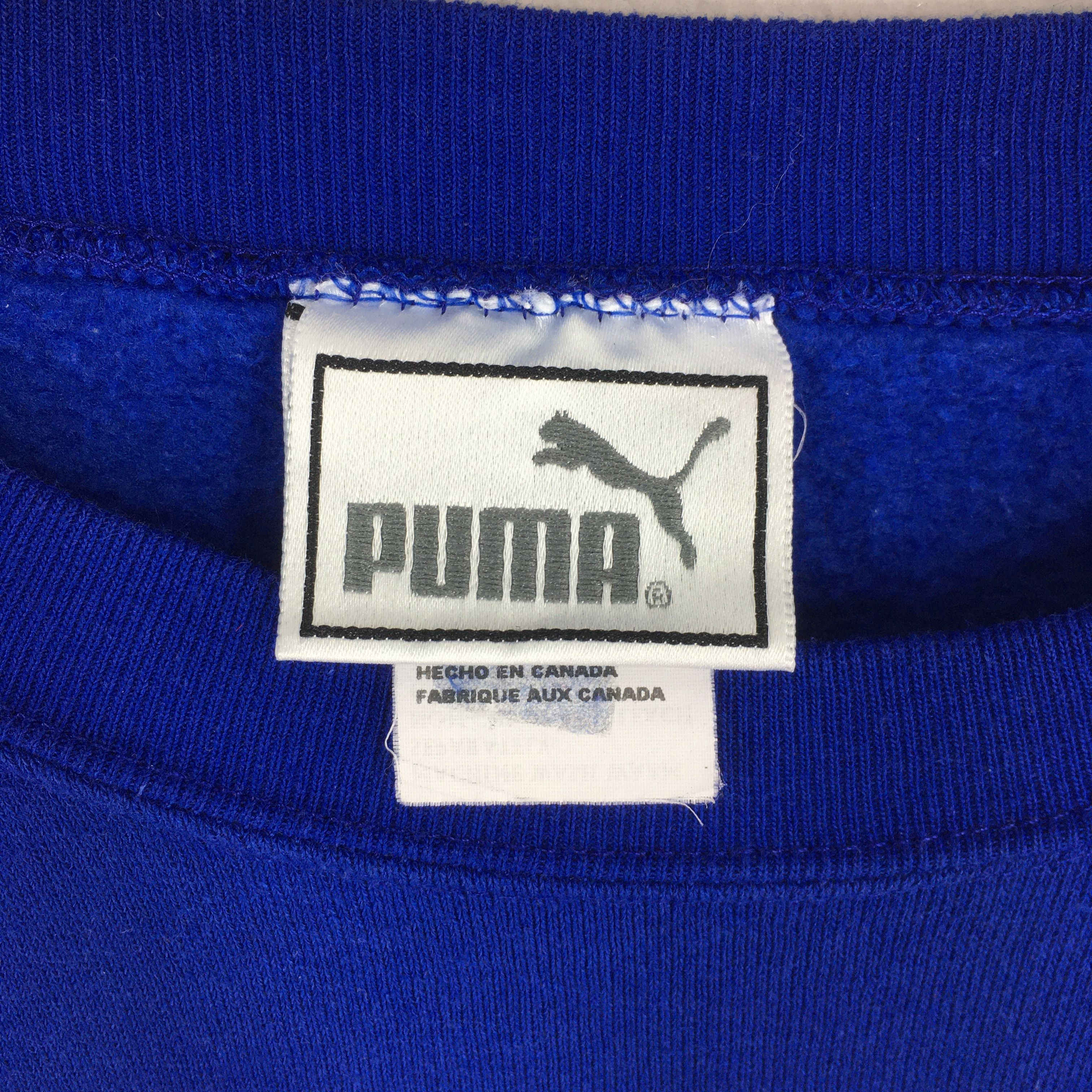 Puma Vintage Nova Scotia Canada Blue Sweatshirt 3XLarge Size US XXL / EU 58 / 5 - 5 Thumbnail
