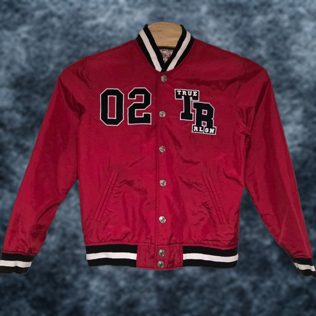 True Religion VINTAGE True Religion Bomber Snap Button Jacket Black Red M Men Shirt? Size US M / EU 48-50 / 2 - 1 Thumbnail