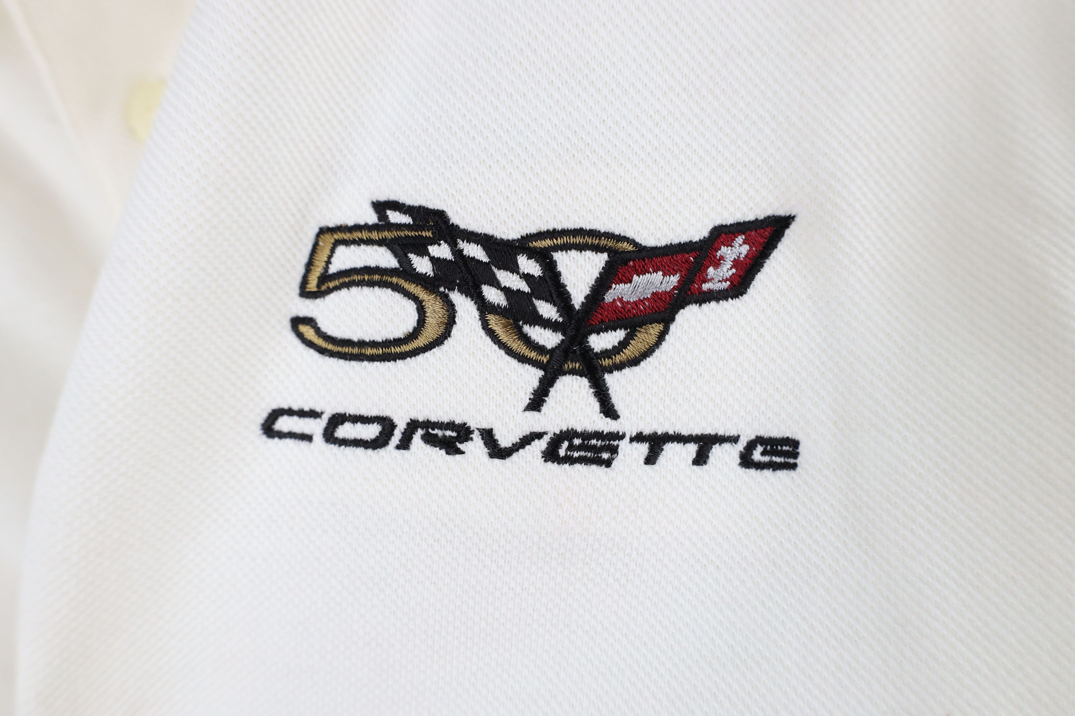 Vintage Vintage Y2K 2003 Anniversary Corvette Racing Polo Shirt Size US S / EU 44-46 / 1 - 4 Thumbnail