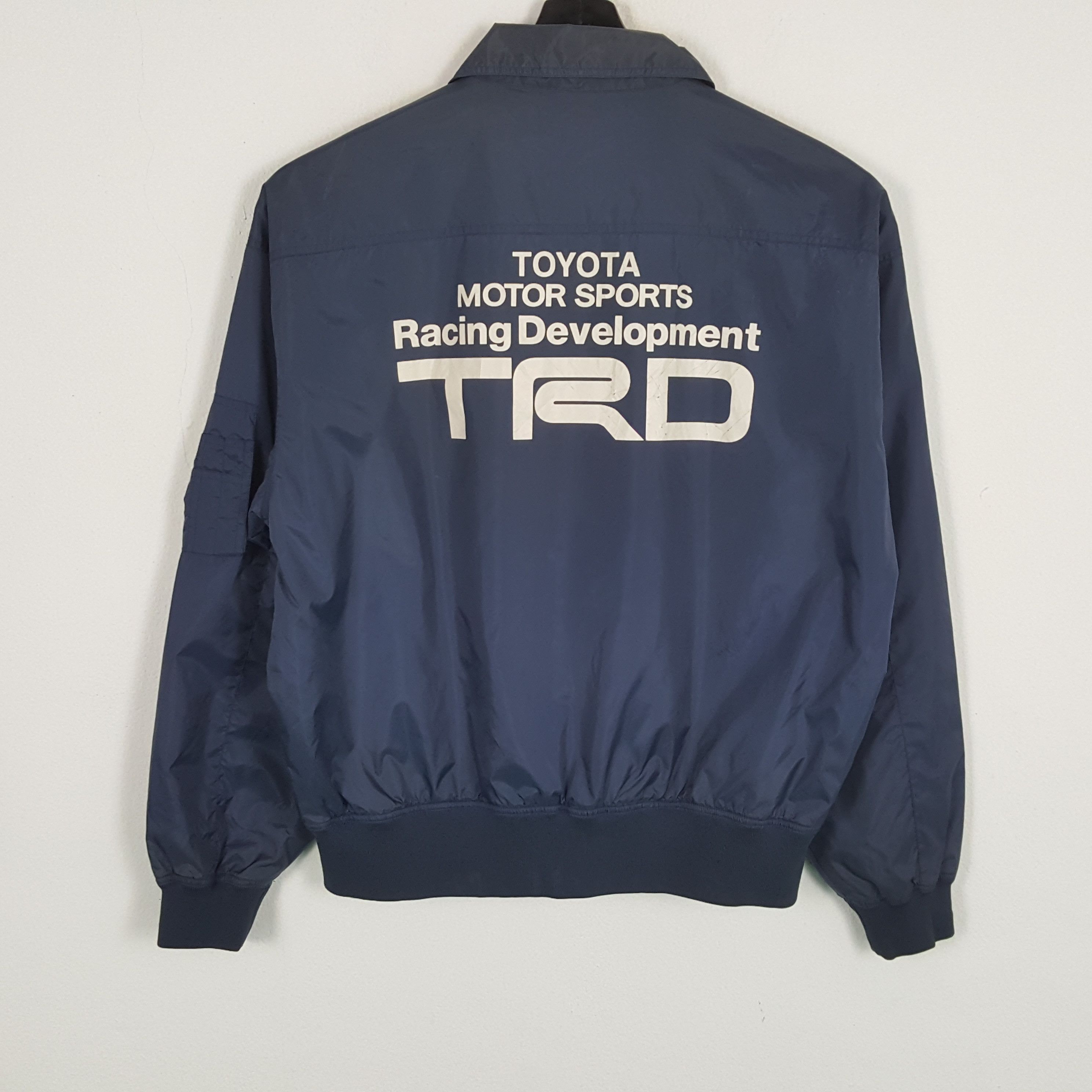 Japanese Brand × Vintage TRD TOYOTA MOTOR SPORTS Japanese Racing Development Jacket Size US XL / EU 56 / 4 - 1 Thumbnail