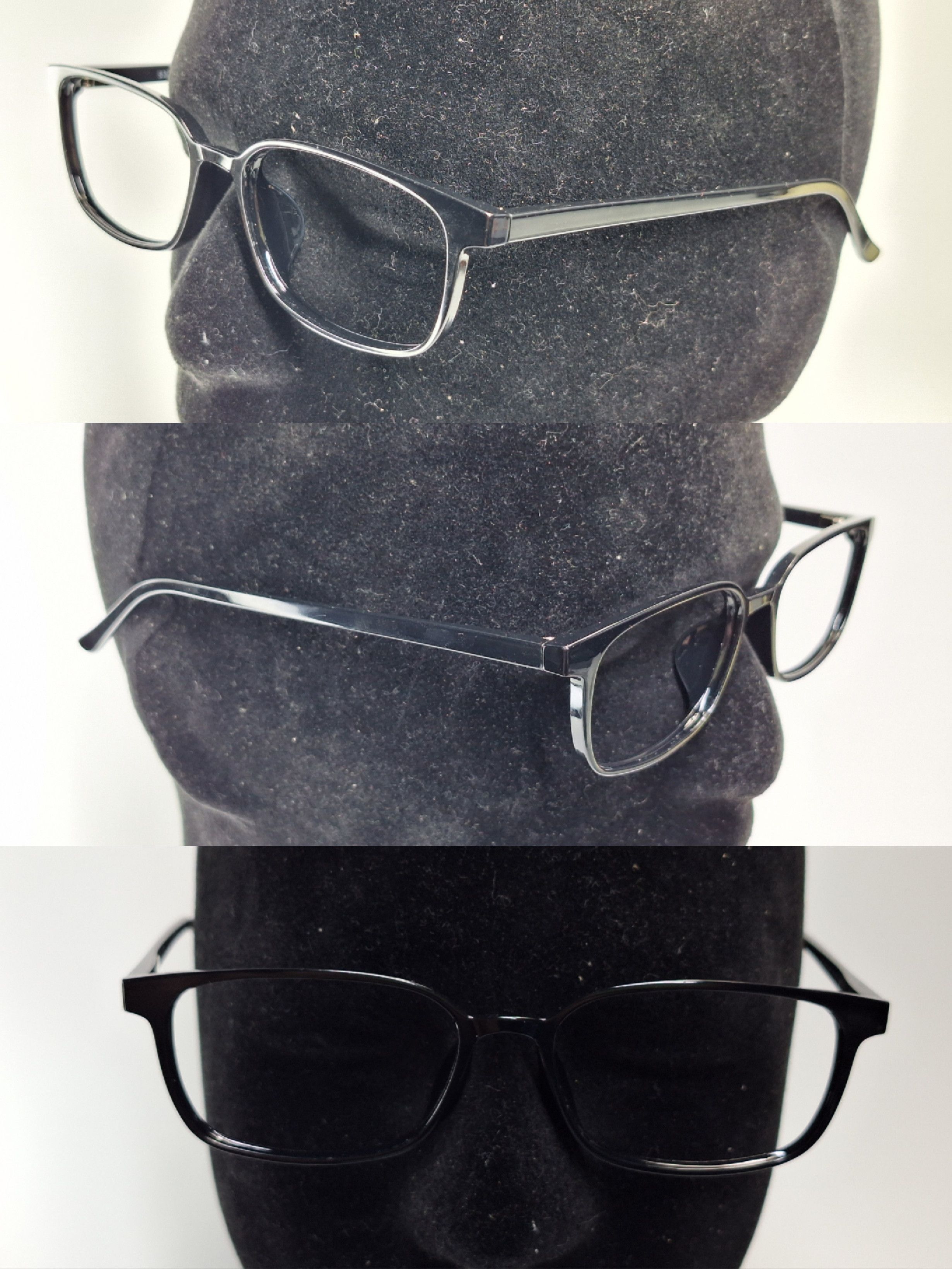 Uniqlo Uniqlo Square Ultra Light Frame 361-423505 8g Black Y2K Size ONE SIZE - 7 Thumbnail