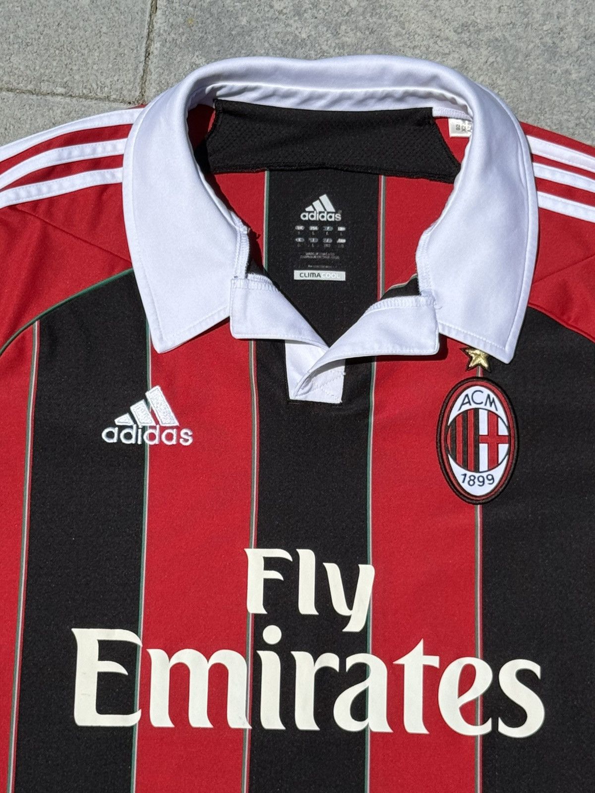 Adidas Adidas AC Milan 2012-2013 home Size US L / EU 52-54 / 3 - 2 Thumbnail