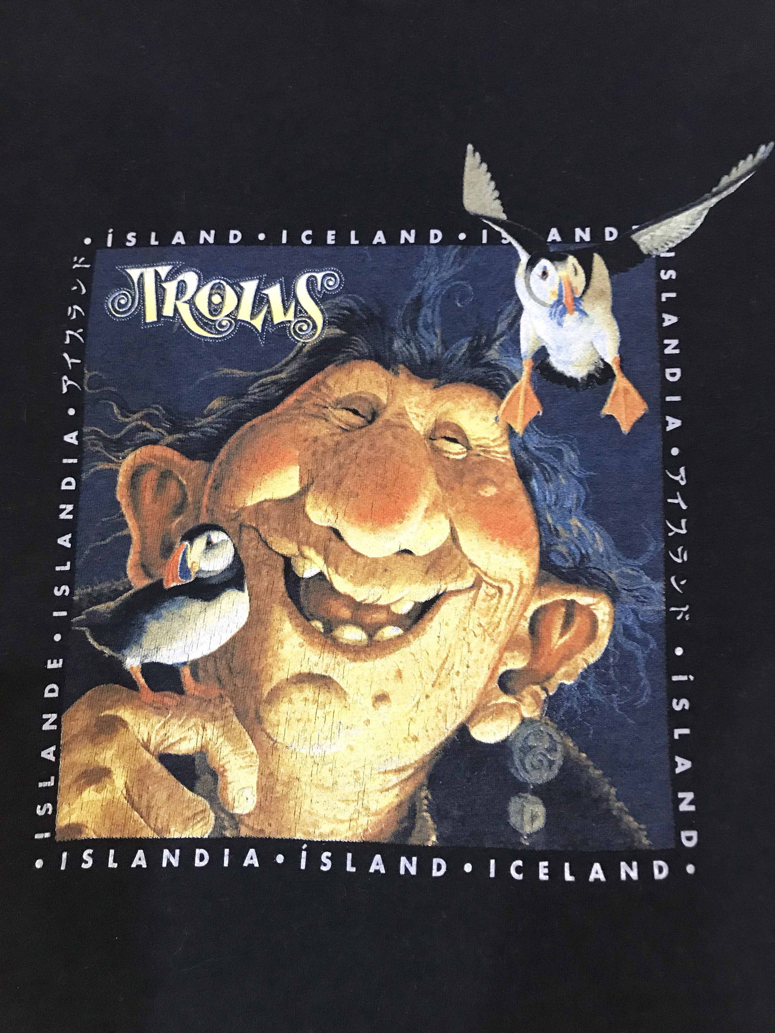 Vintage Vintage Screen Stars Trolls Island Iceland T-Shirt Size US L / EU 52-54 / 3 - 2 Thumbnail