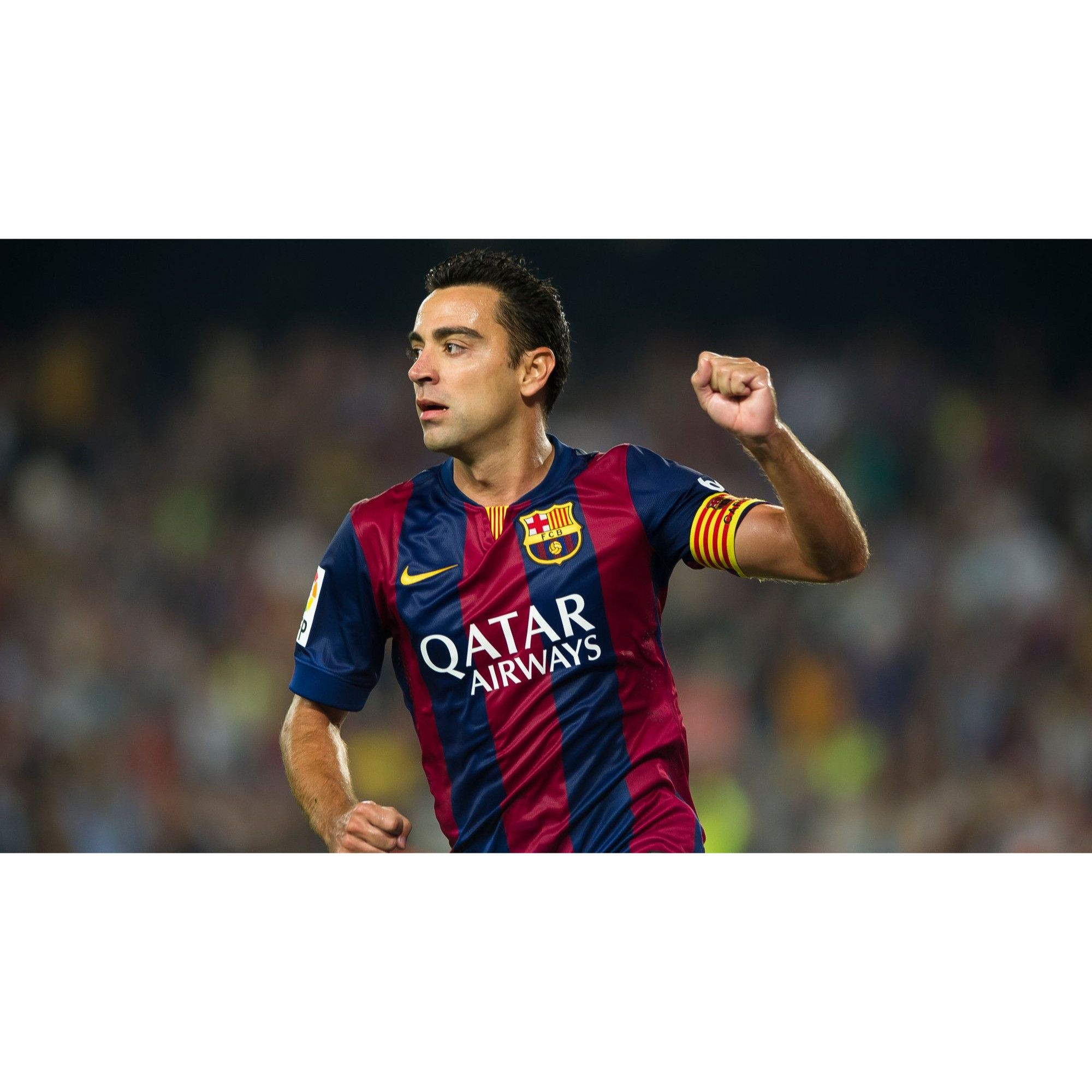 Nike Xavi Barcelona 2014 2015 TREBLE Soccer Jersey XL Size US XL / EU 56 / 4 - 8 Thumbnail