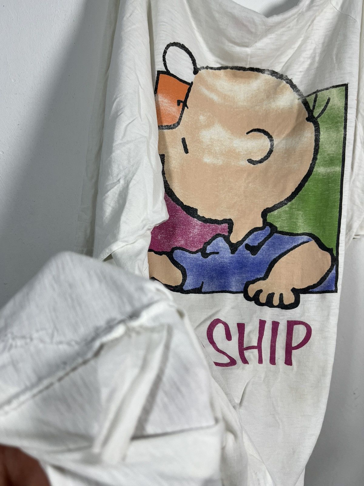Peanuts Vintage 90s Snoopy Peanuts 1985 Size US L / EU 52-54 / 3 - 8 Thumbnail
