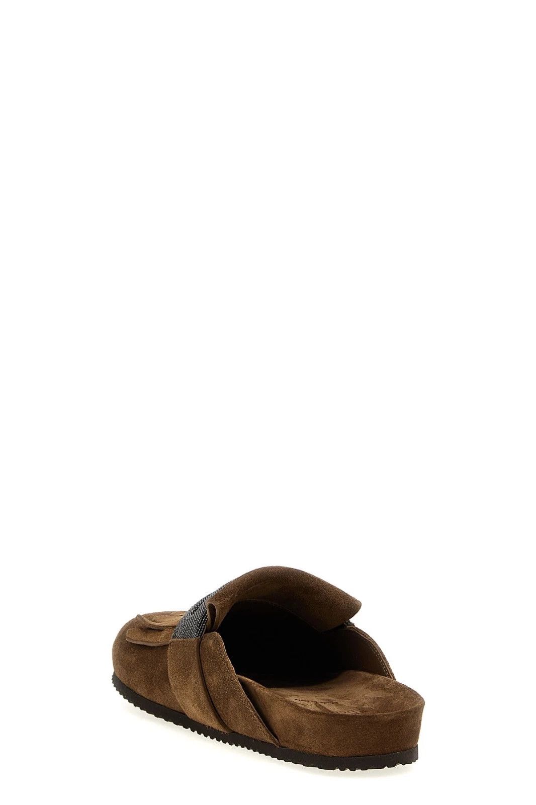 Brunello Cucinelli BRUNELLO CUCINELLI Brown Suede Sabots New & Authentic Size US 9 / IT 39 - 3 Thumbnail