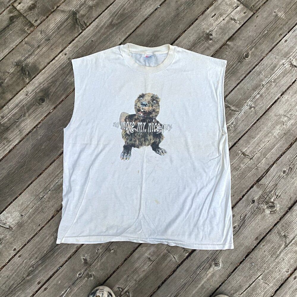 Vintage Vintage 90s Molson Canadian No More Mr Nice Guy Promo Shirt Size US XL / EU 56 / 4 - 2 Thumbnail