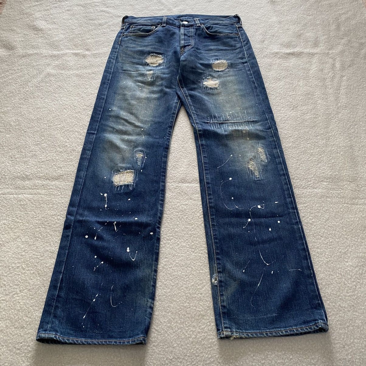 Japanese Brand × Takeo Kikuchi Vintage Japanese Brand Takeo Kikuchi Distressed Denim w30 Size US 30 / EU 46 - 1 Thumbnail