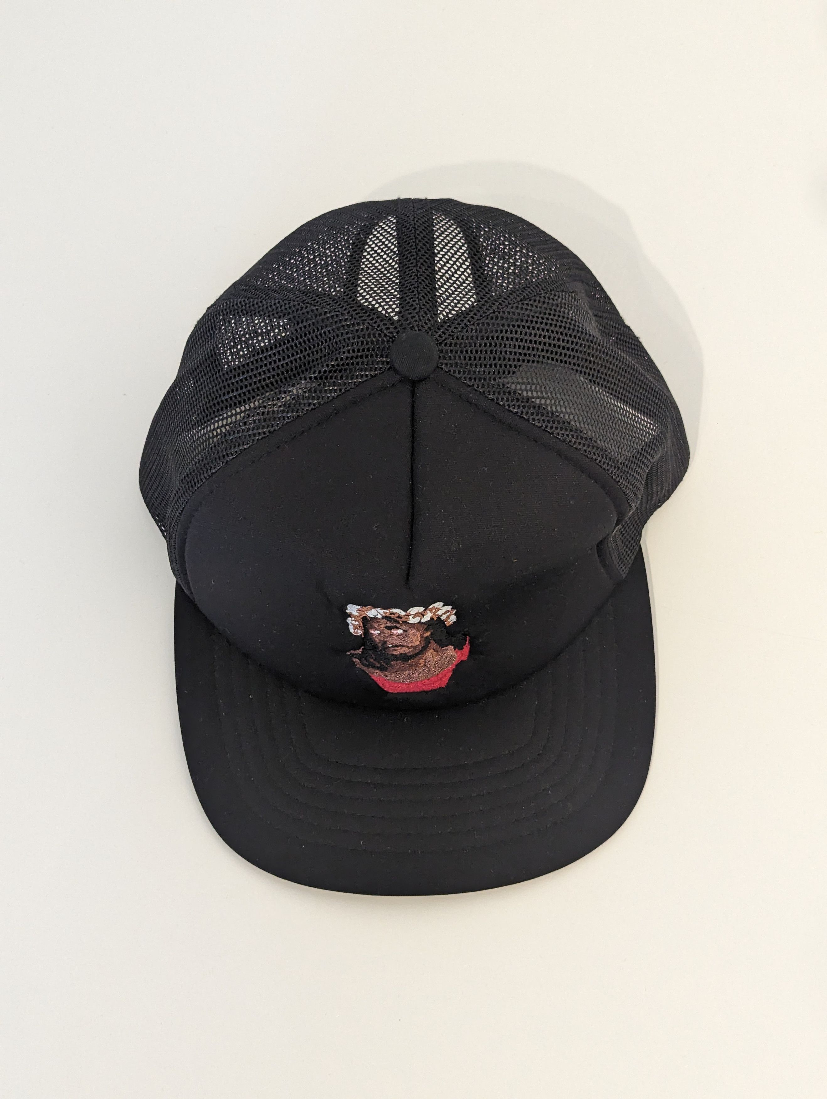DENIM TEARS Denim tears black Jesus hat | Grailed