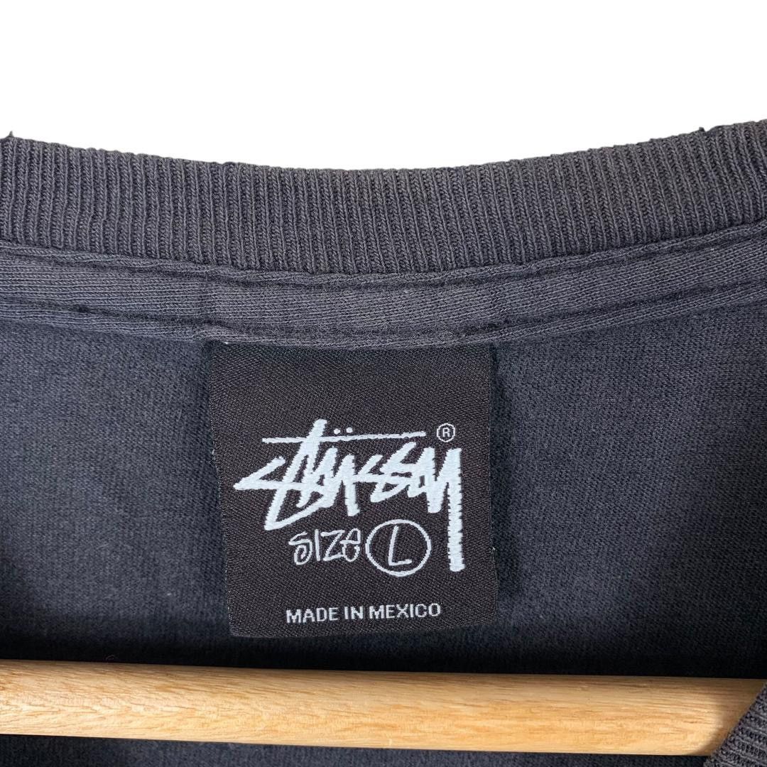 Stussy Distressed STUSSY big logo spellout tee Size US L / EU 52-54 / 3 - 3 Thumbnail
