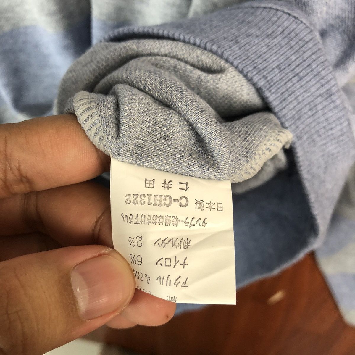 Vintage Doruman Club Blue Stripe vintage Sweatshirt #7545 Size US M / EU 48-50 / 2 - 12 Thumbnail