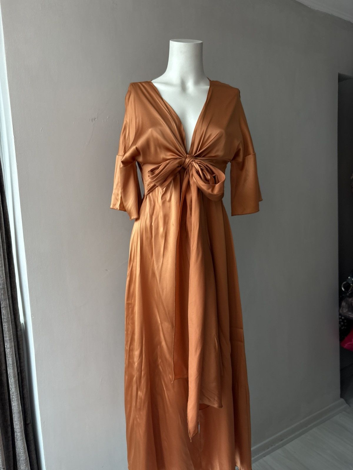 Vintage Italian mr.mrs.shirt silk dress Size M / US 6-8 / IT 42-44 - 8 Thumbnail