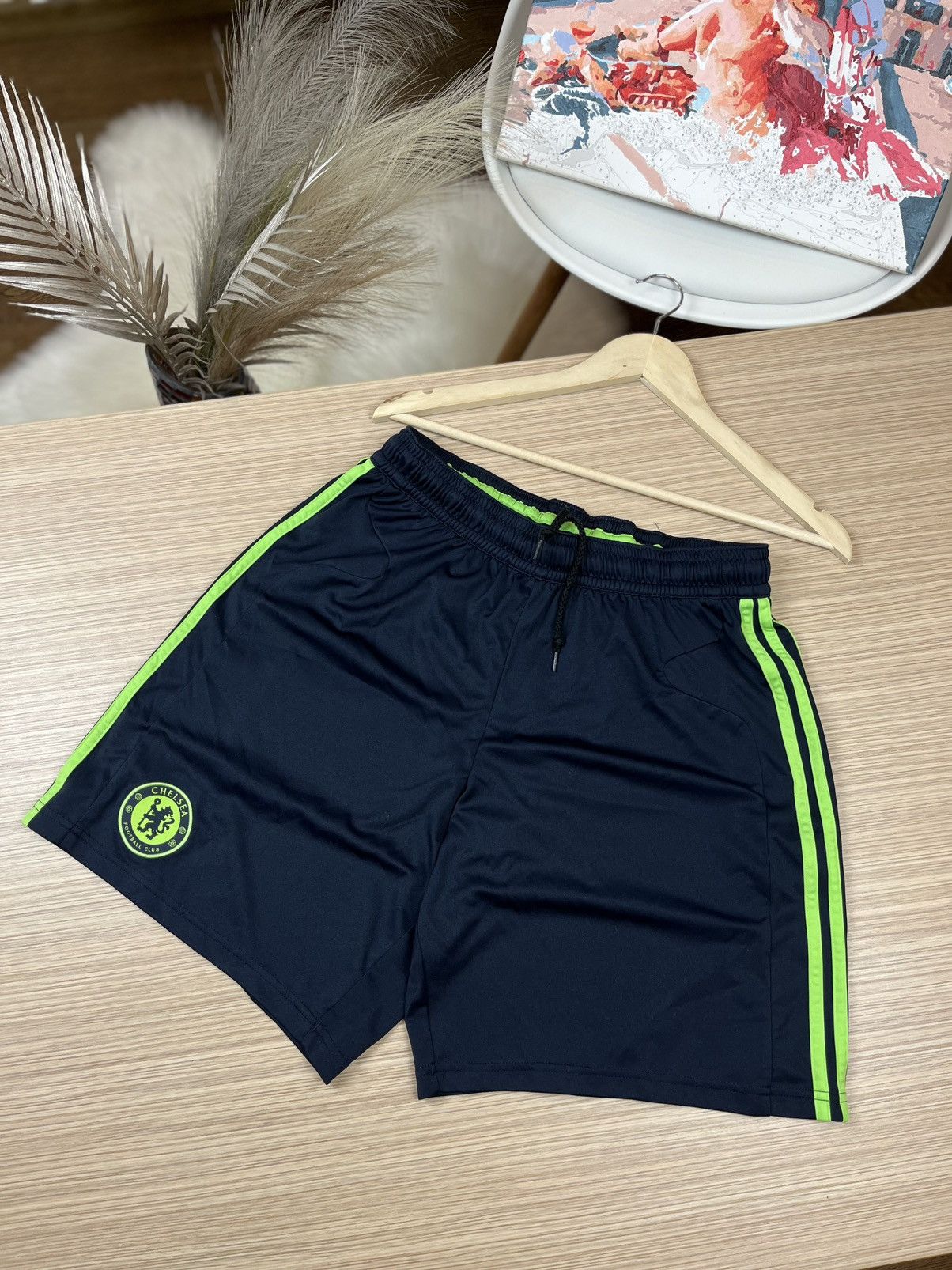 Vintage Vintage Adidas FC Chelsea 2007 Shorts L Size US 34 / EU 50 - 1 Thumbnail