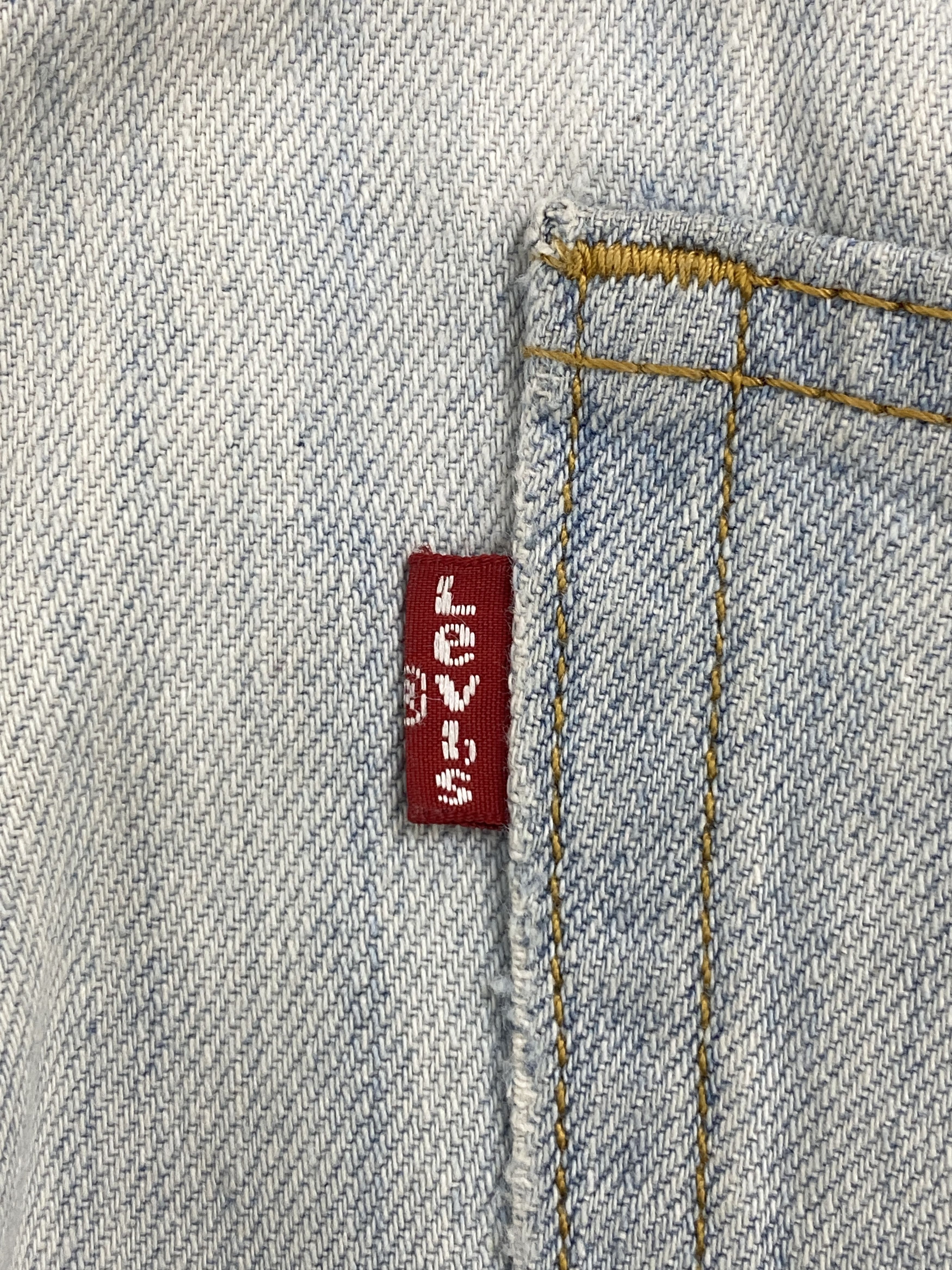 Levi's × Vintage Distressed Light Washed Vintage Levi's 527 Bootcut Jeans Size US 34 / EU 50 - 6 Thumbnail
