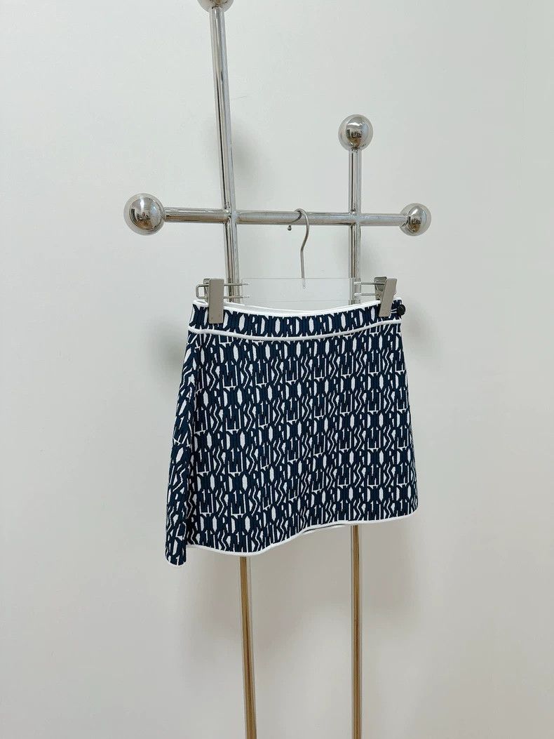 Dior Dior 24 autumn and winter letter knitted skirt Size 42" / US 20 - 2 Thumbnail