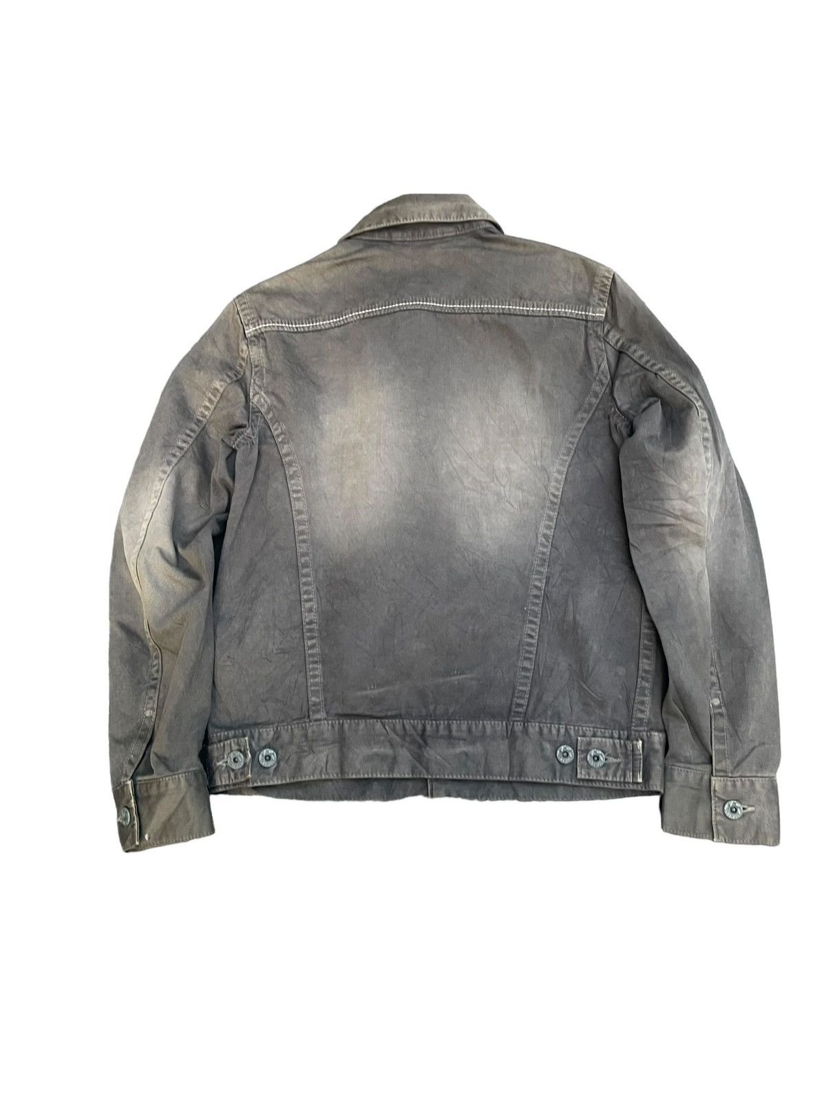 Japanese Brand Cav-000 Sun Faded Denim Jacket Size US S / EU 44-46 / 1 - 5 Thumbnail