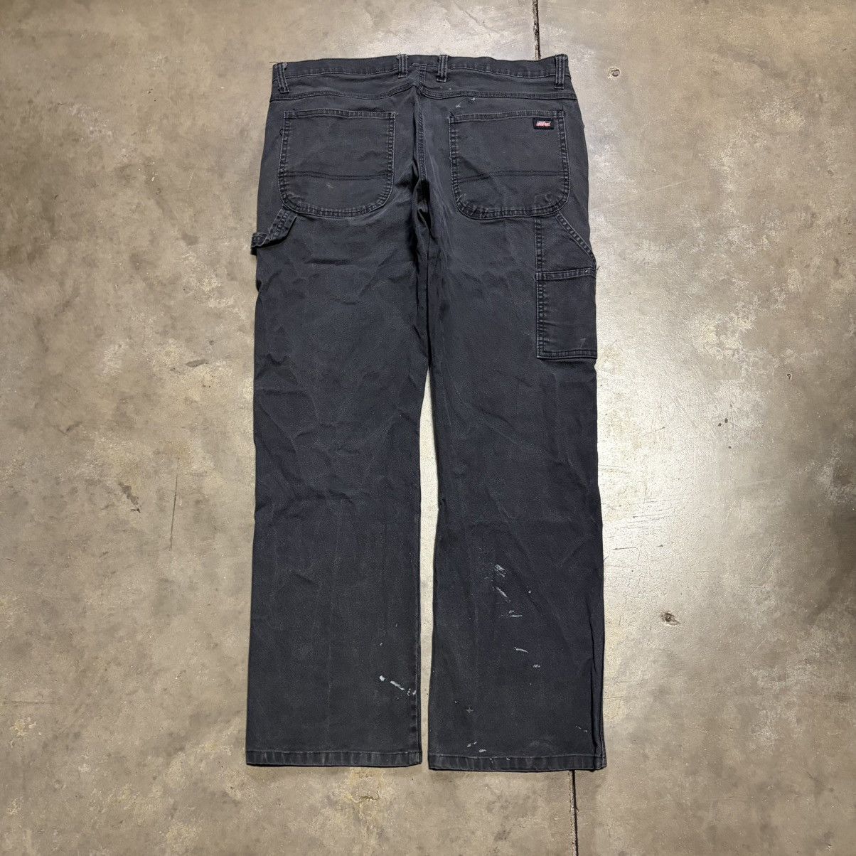 Dickies Vintage Dickies Carpenter Pants Faded Black Paint Splatter Size US 36 / EU 52 - 6 Thumbnail