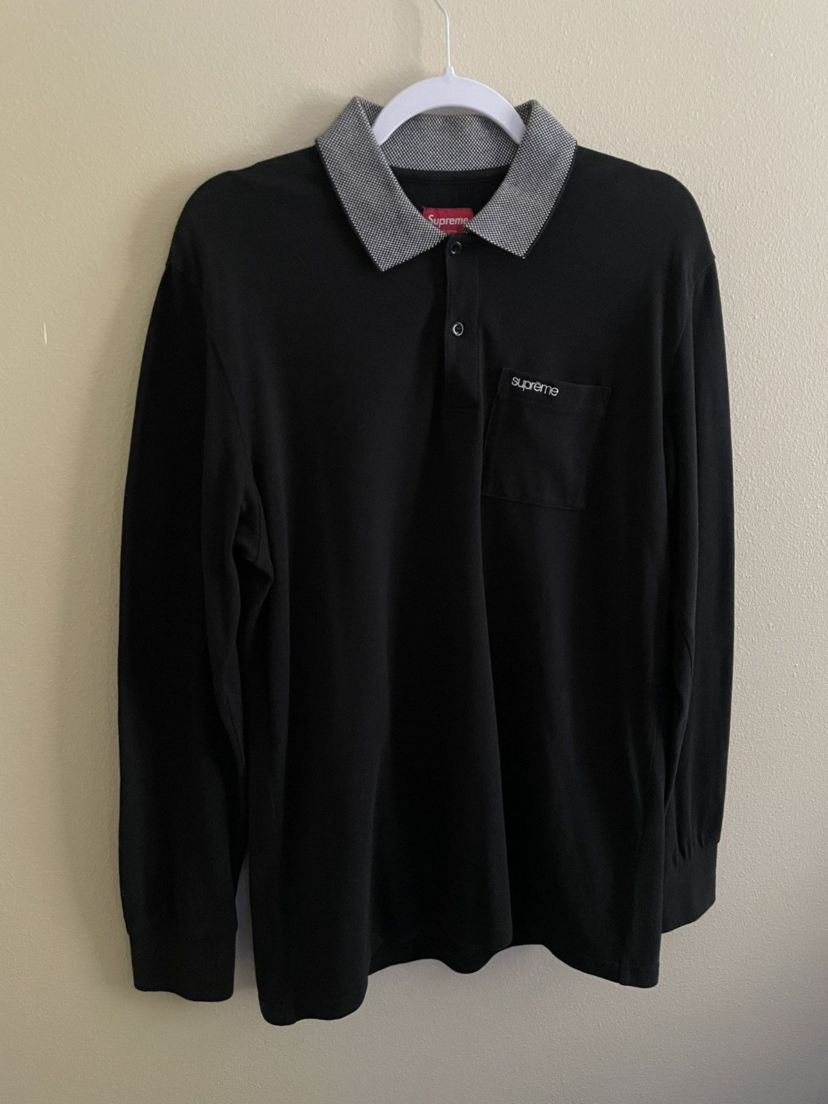 Aquascutum × Supreme Supreme Aquascutum Club Check L/S Polo | Grailed