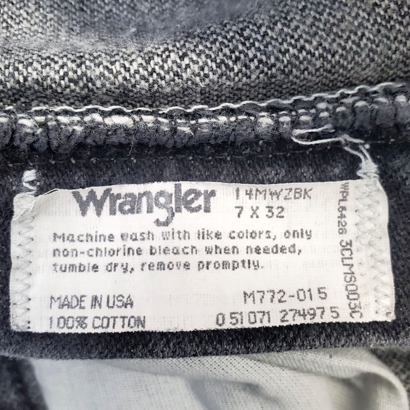 Wrangler Wrangler Jeans Womens 7x32 Gray Denim Dark Wash Streetwear Straight Leg Outdoor Jeans Size 28" / US 6 / IT 42 - 7 Thumbnail