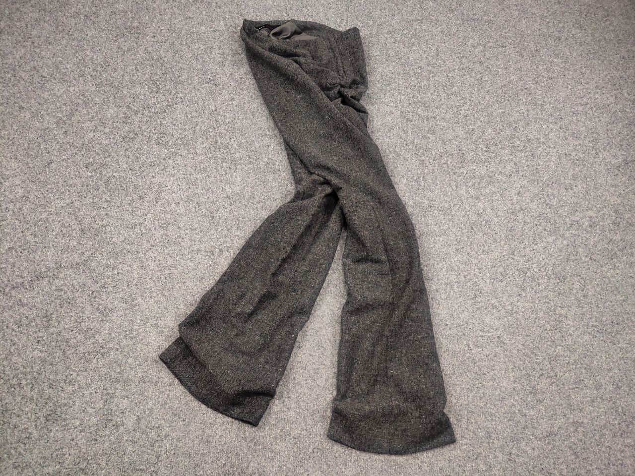 Miss Sixty Miss Sixty Vintage Wool Grey Flared Classical Trouser pants Size 25" / US 0 / IT 36 - 3 Thumbnail