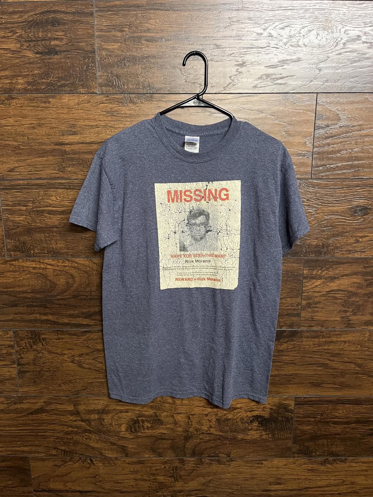 Gildan What happened to Rick Moranis T-shirt Missing Poster Tee - M Size US M / EU 48-50 / 2 - 1 Thumbnail
