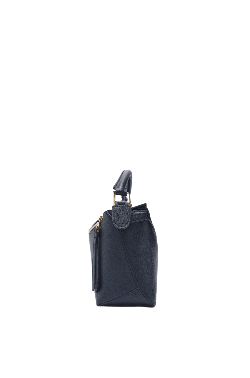 Loewe LOEWE Puzzle Small Edge Navy Leather Handbag New & Authentic Size ONE SIZE - 2 Thumbnail