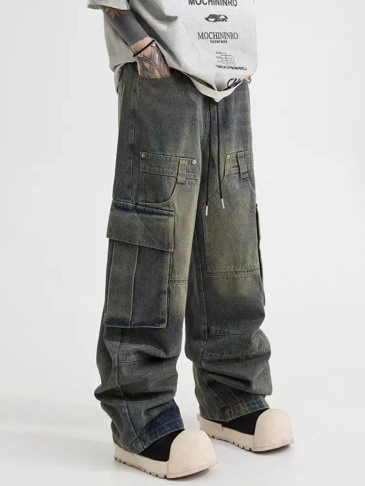 Designer × Japanese Brand Vintage Loose Streetwear Hip Hop Casual Pants Size US 31 - 2 Thumbnail