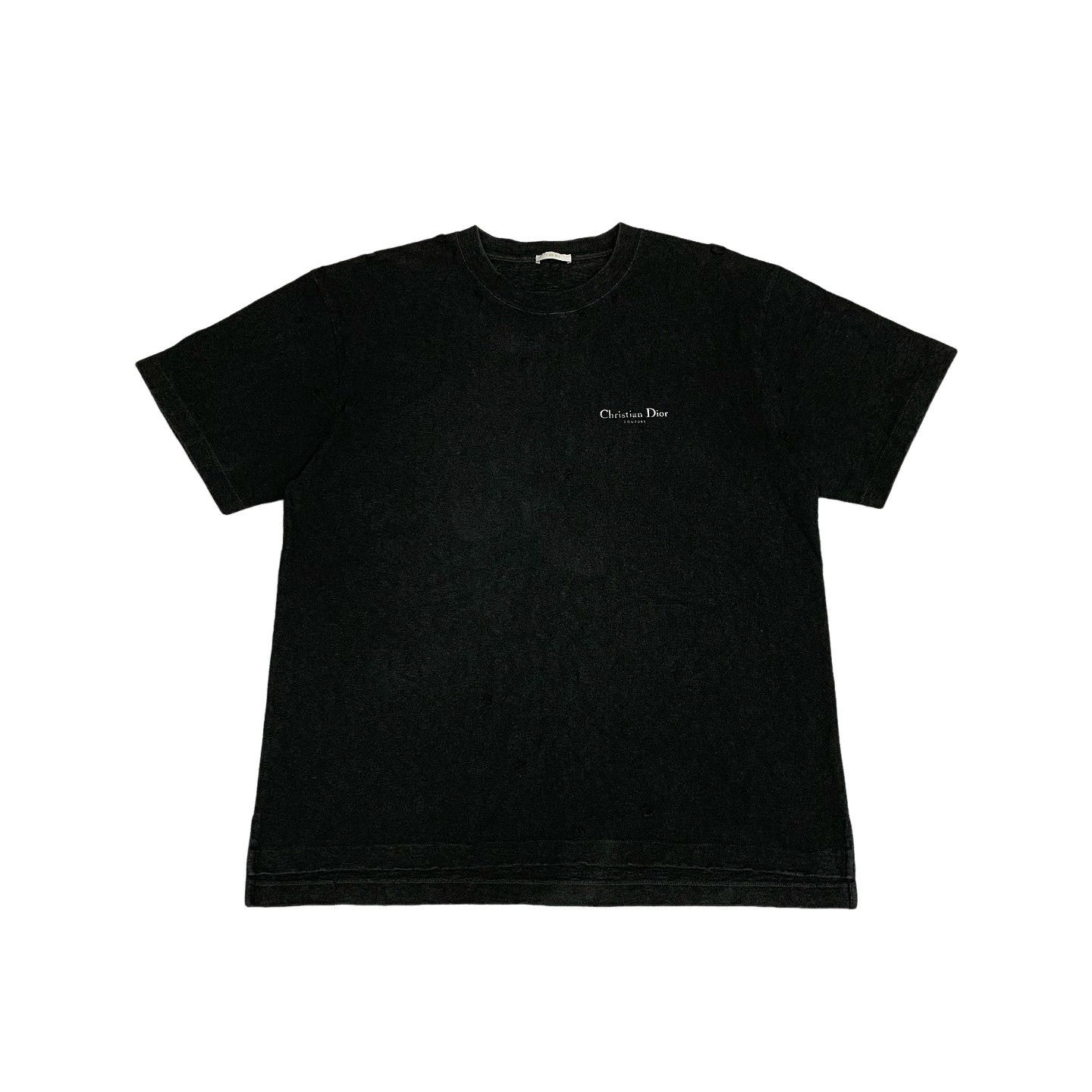 Dior 2018 Dior Homme Atelier Men's Logo-printed Black T-shirt
