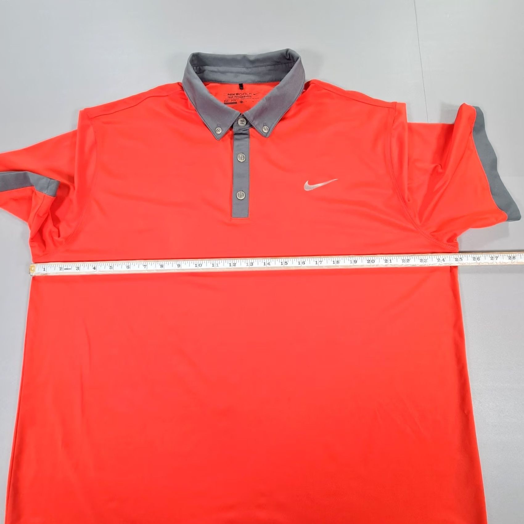 Nike Nike Golf Polo Mens XL Red Dri-Fit Short Sleeve Collared Button Logo 599018 619 Size US XL / EU 56 / 4 - 5 Thumbnail