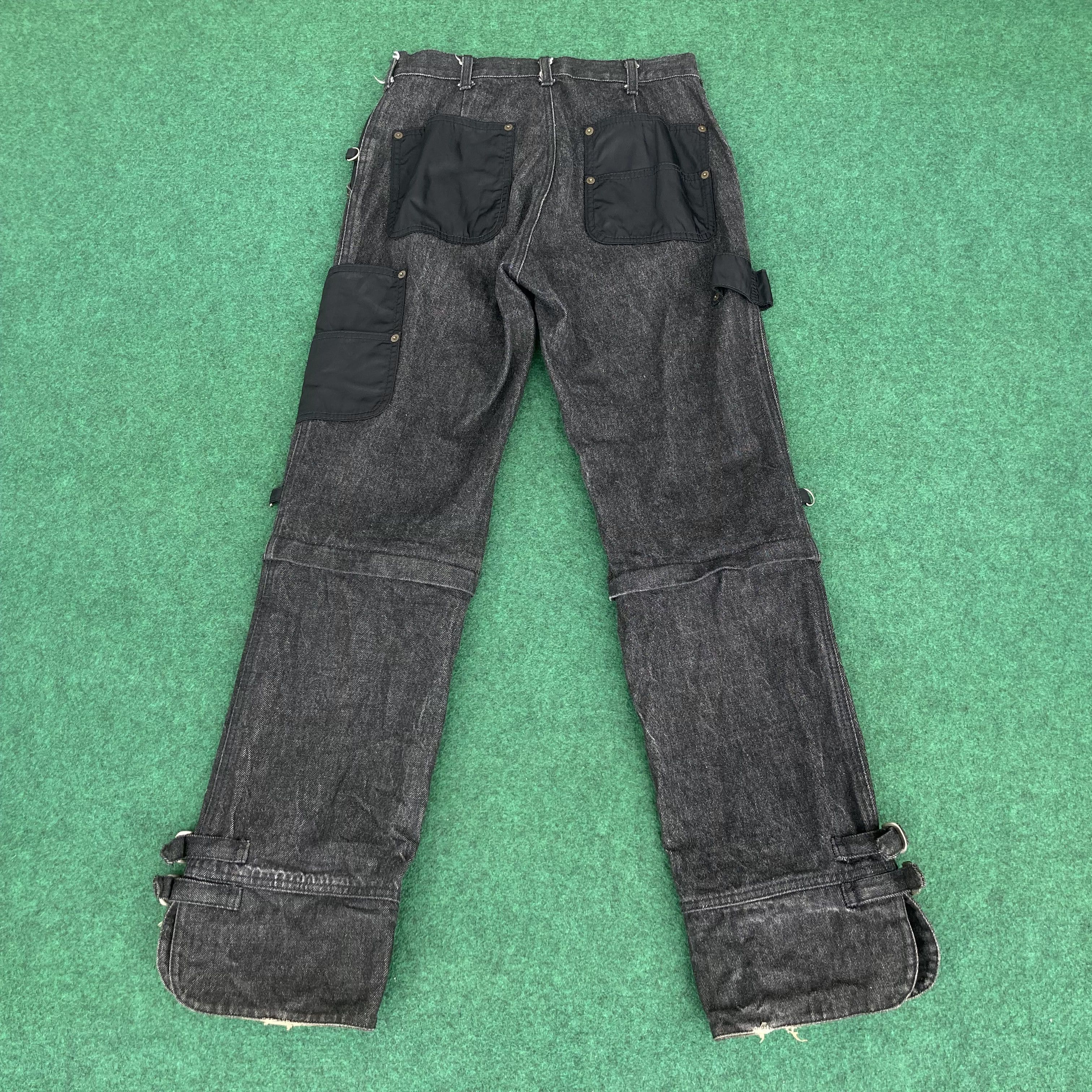 Japanese Brand Vtg Statements Pants Half Zip Batsu Pant Jeans Trouser Jeans Size US 28 / EU 44 - 9 Thumbnail