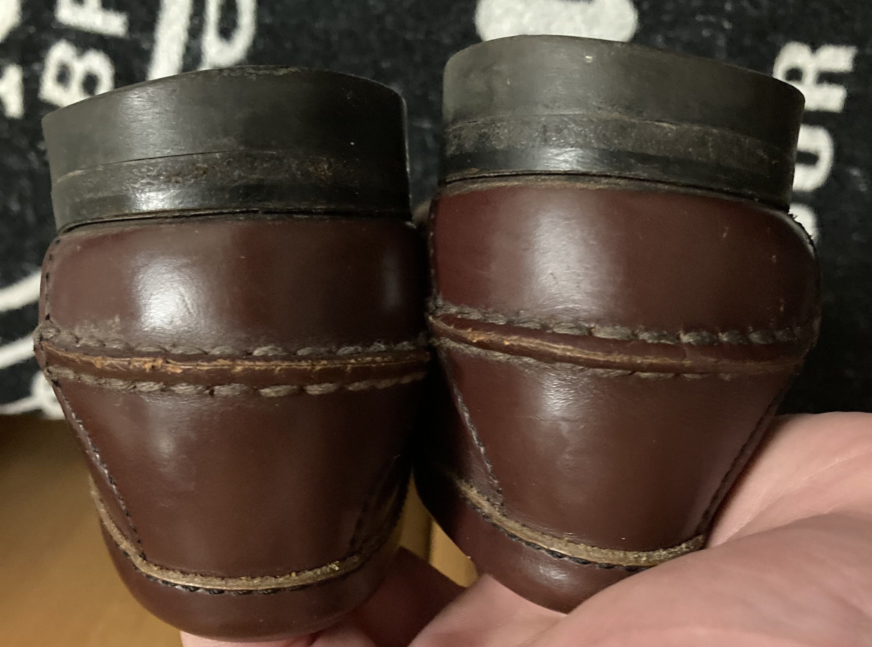 Timberland × Vintage Rare Vintage Timberland Penny Loafers Shoes Burgundy Red, Size US 8 / IT 38 - 13 Thumbnail