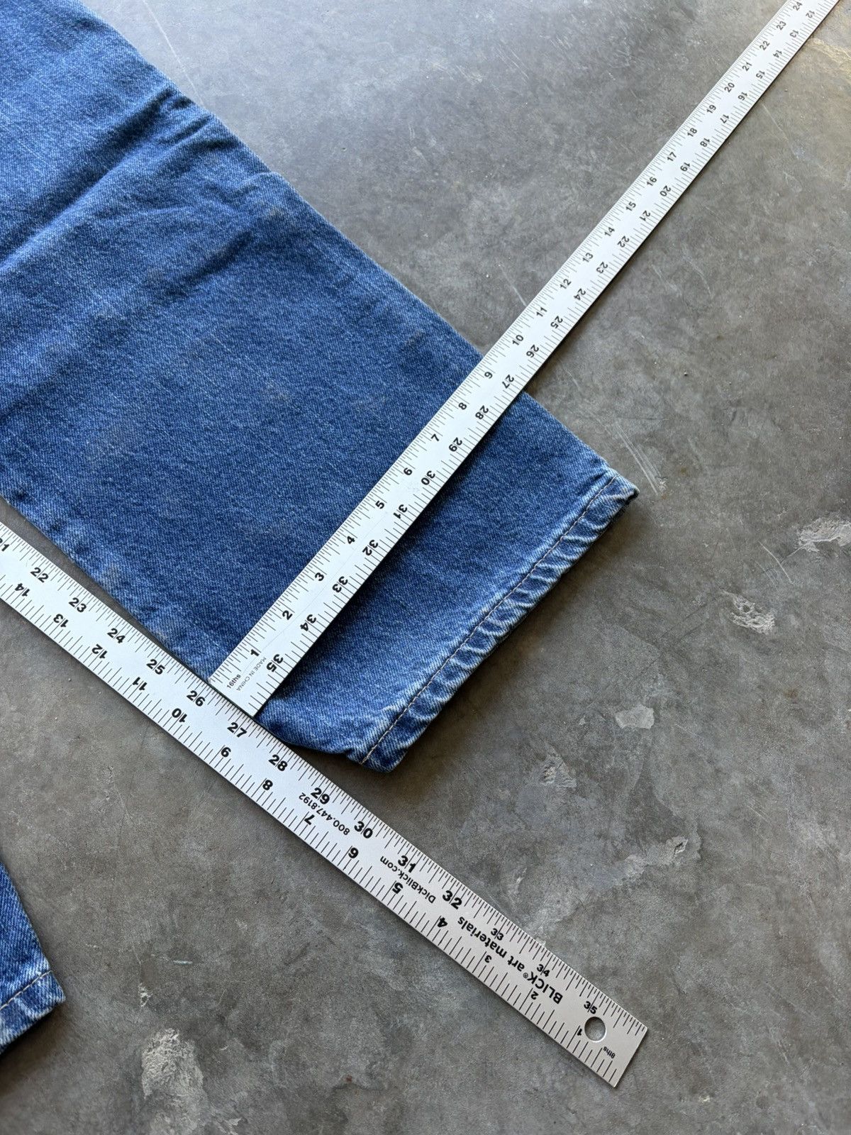 Dickies Dickies Double Knee Vintage Baggy Workwear Denim 1990s Size US 34 / EU 50 - 6 Thumbnail