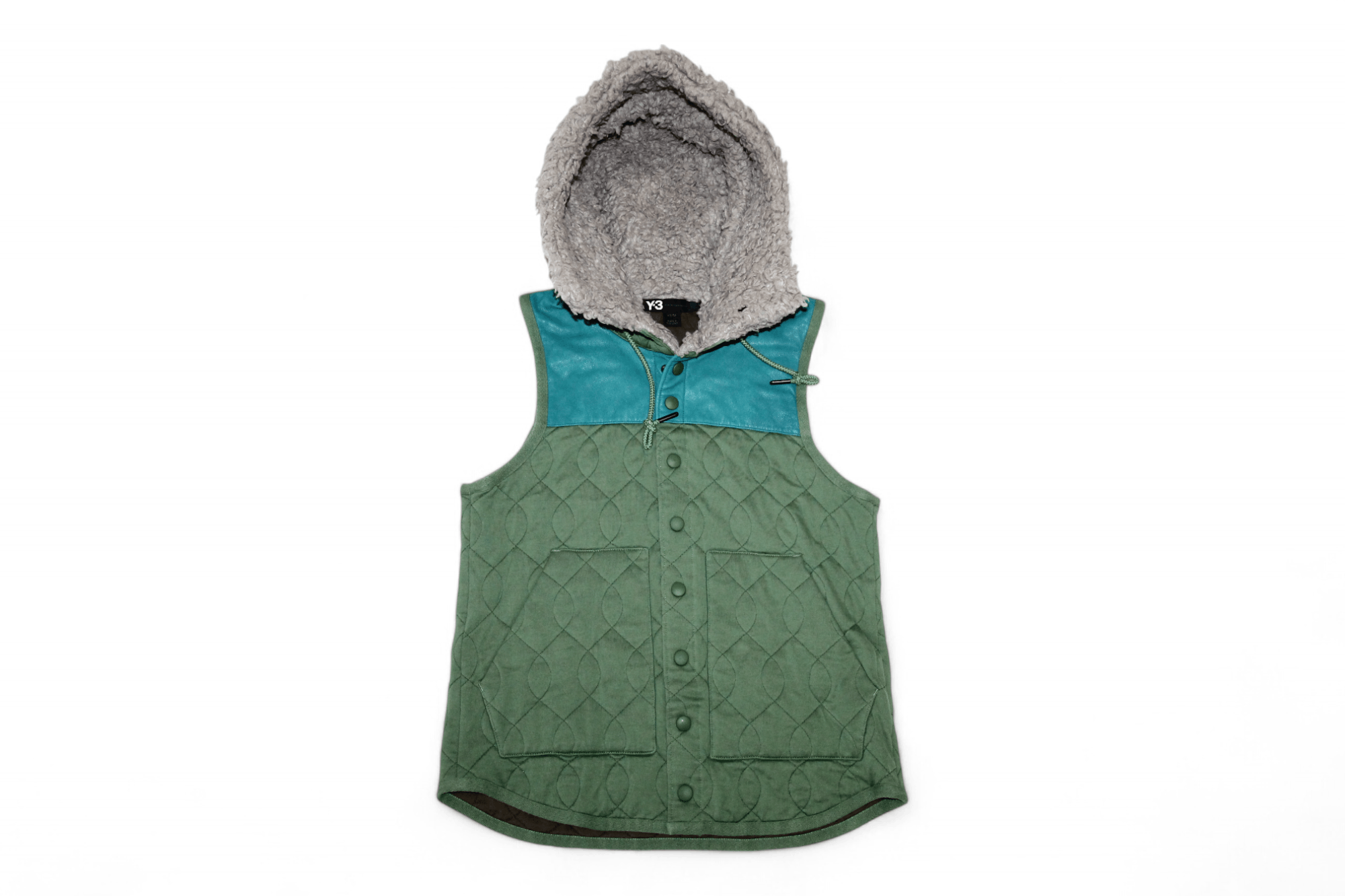 Adidas Adidas x Yohji Yamamoto Y-3 snap-button quilted hooded vest Size US XS / EU 42 / 0 - 1 Thumbnail
