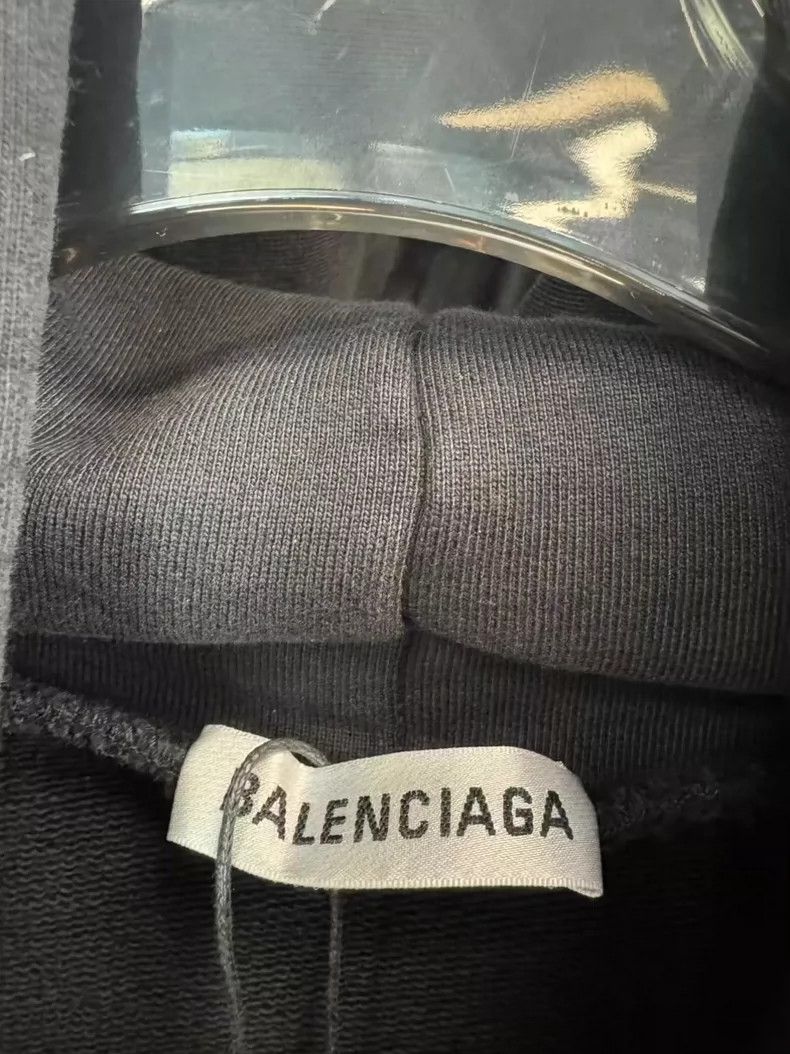 Balenciaga Balenciaga Black MasterCard Hoodie Size US S / EU 44-46 / 1 - 3 Thumbnail