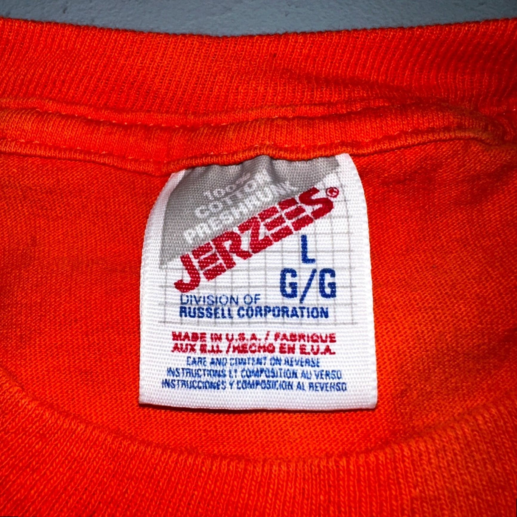 Jerzees Oregon State OSU Jerzees T-Shirt College University Beavers White Vintage 90s Shirt Mens L Size US L / EU 52-54 / 3 - 3 Thumbnail