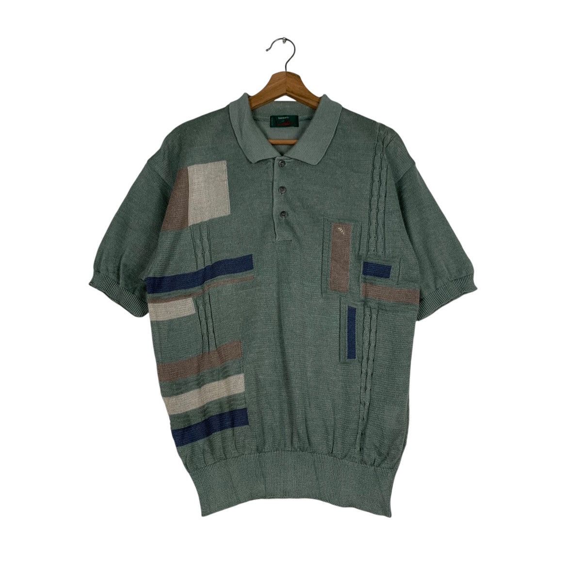 Japanese Brand ARNOLD PALMER Umbrella Small Logo Knitted Jumper #1221-C55 Size US L / EU 52-54 / 3 - 1 Thumbnail
